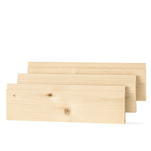 PROSAUNAS Spruce Sauna Wood, 1x4 (15mm x 90mm), Tongue & Groove Nickel-Gap, STS4 Profile