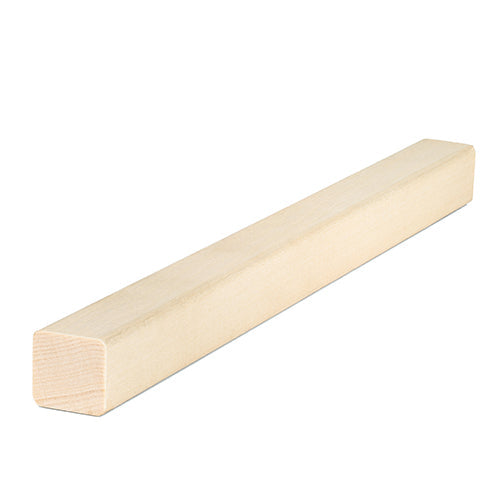 PROSAUNAS Sauna Wood, Aspen, 1x1 (21mm x 21mm), Smooth 4 Sides with Eased Edges, SHP
