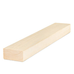 PROSAUNAS Sauna Wood, Aspen, 2x3 (28mm x 65mm), Smooth 4 Sides with Eased Edges, SHP