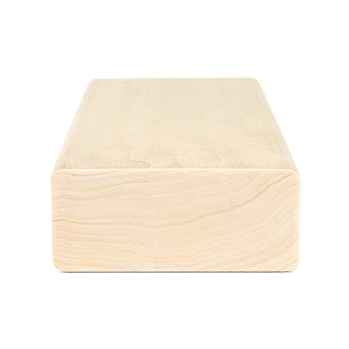 PROSAUNAS Sauna Wood, Aspen, 2x3 (28mm x 65mm), Smooth 4 Sides with Eased Edges, SHP