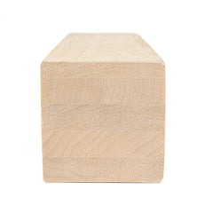PROSAUNAS Sauna Wood, Aspen, 3x3 (68mm x 68mm), Bench Material, Smooth 4 Sides Eased Edges, SHP Profile
