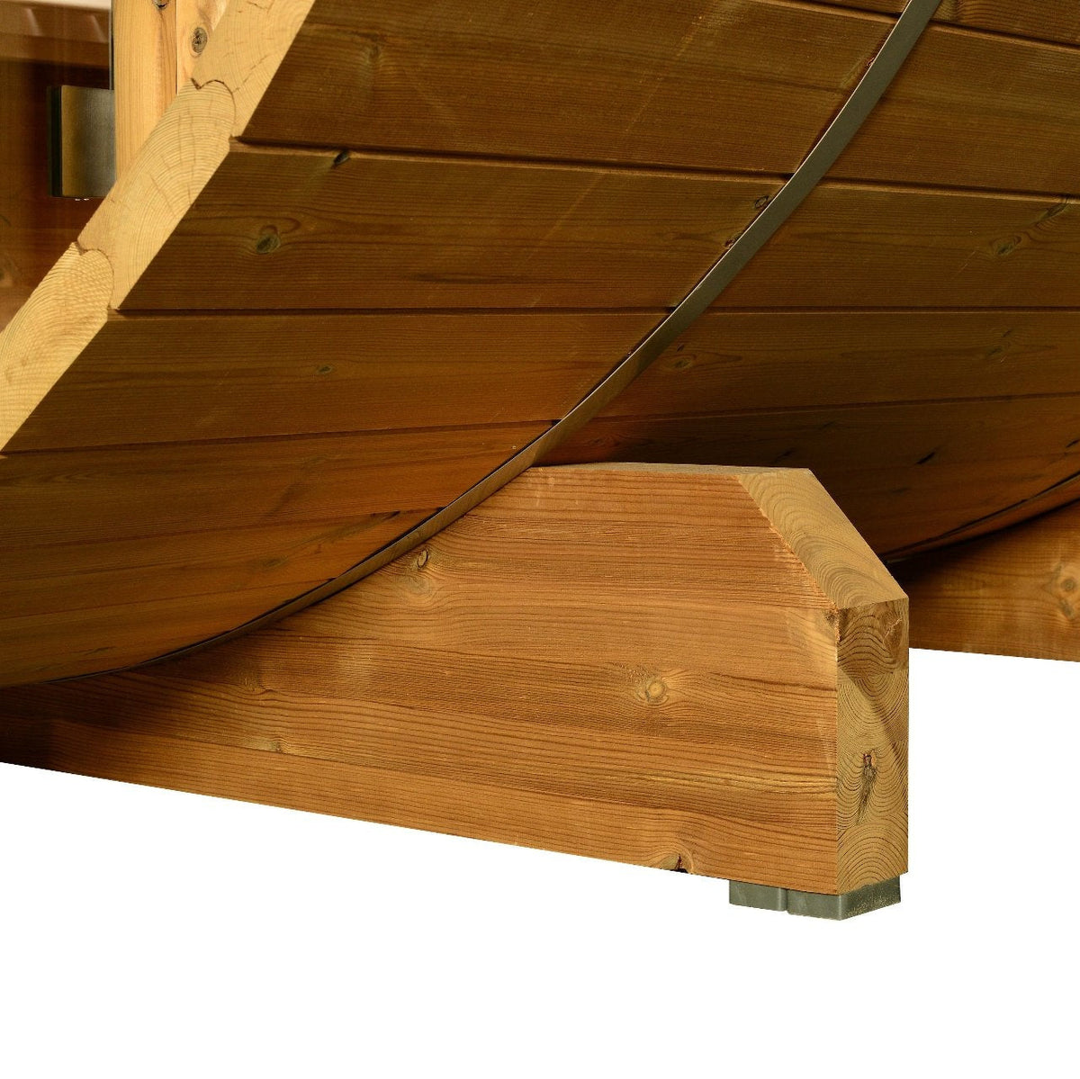 Takoa 4-6 Person Half Moon Classic Barrel Sauna