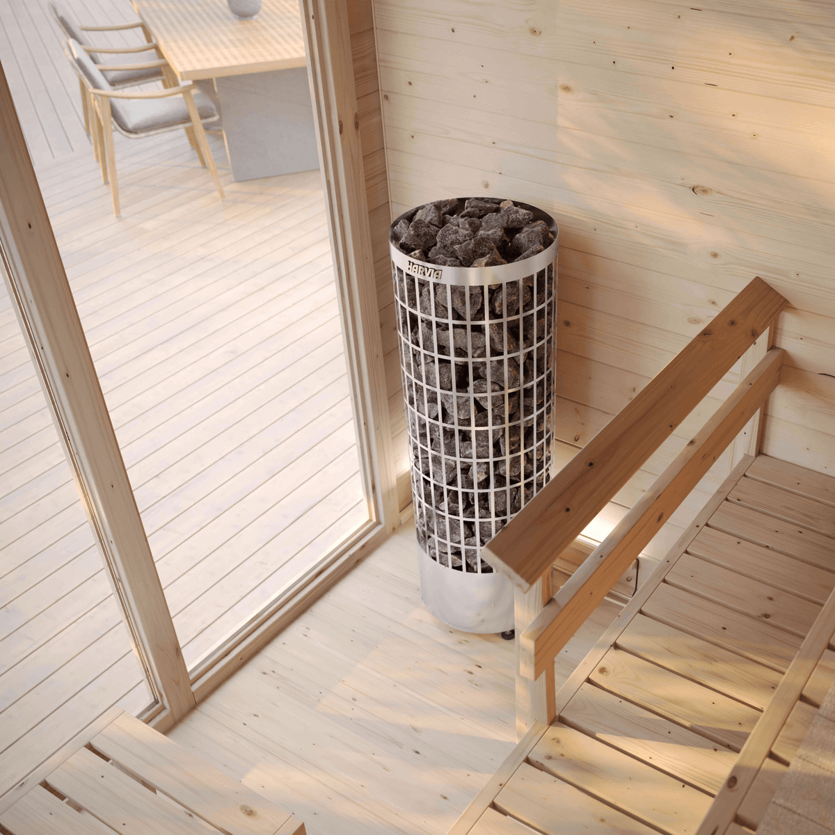 View 4 Person Outdoor Sauna