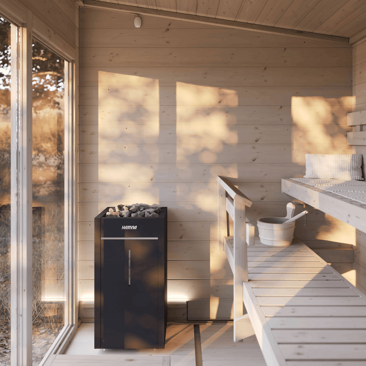 View 4 Person Outdoor Sauna