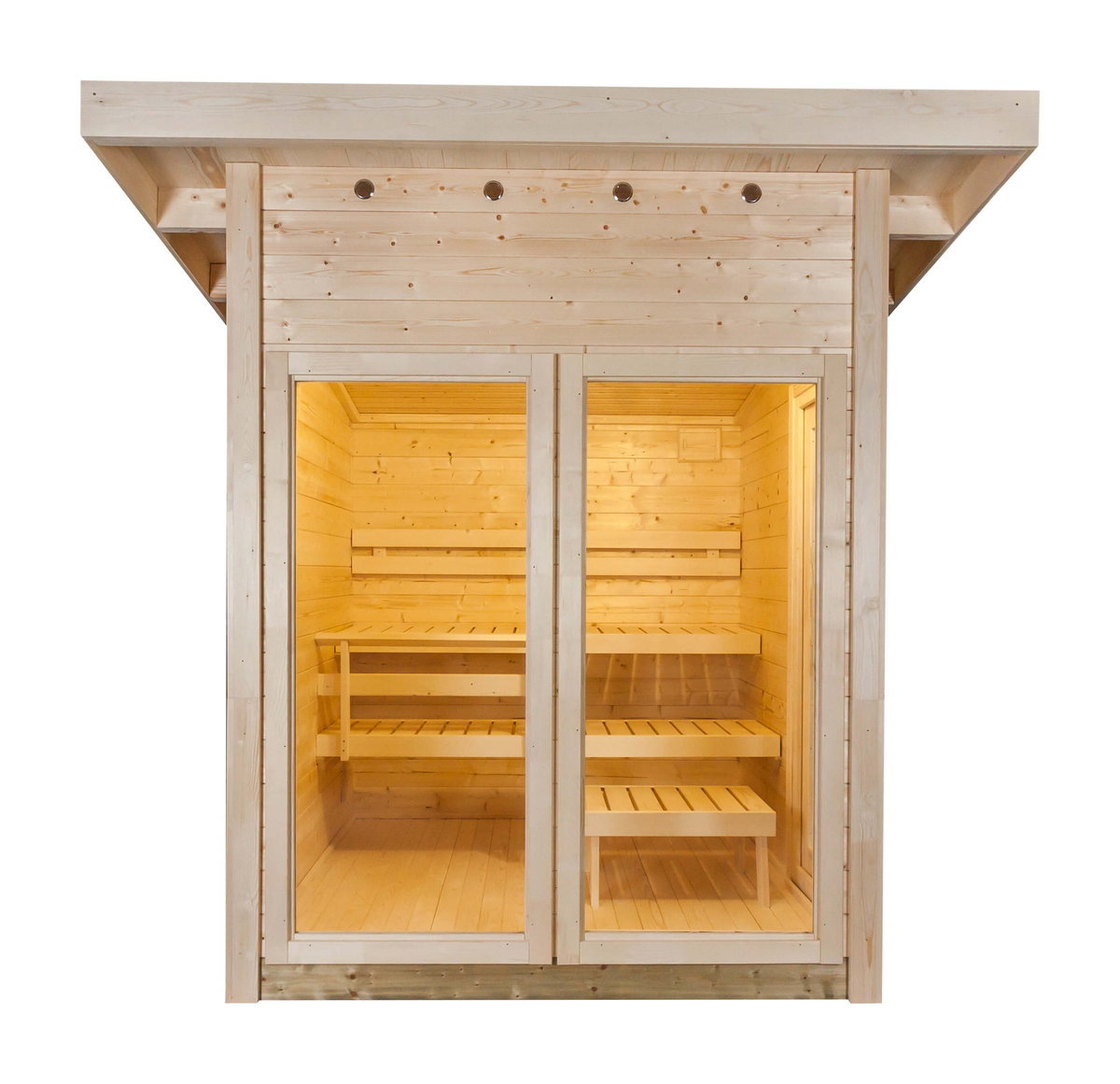 View 4 Person Outdoor Sauna