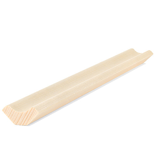 PROSAUNAS Sauna Wood, Aspen 1x2 (14mm x 30mm), Inside Corner Trim, Cove Moulding, SI Profile
