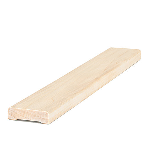 PROSAUNAS Sauna Wood, Aspen, 1x2 (12mm x 42mm), Door Trim Casing, UK Profile