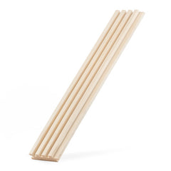 PROSAUNAS Sauna Wood, Aspen, 1x3 (15mmx60mm), Wall Cladding, Tongue & Groove, Fluted Slat