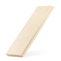 PROSAUNAS Sauna Wood, Aspen, 1x5 (15mm x 120mm), Wall Cladding, STS4 Profile, Nickel-Gap
