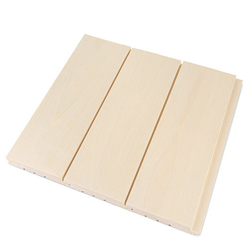 PROSAUNAS Sauna Wood, Aspen, 1x5 (15mm x 120mm), Wall Cladding, STS4 Profile, Nickel-Gap