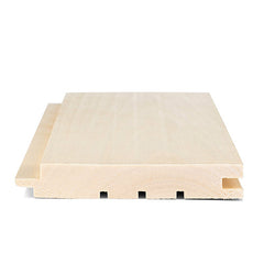 PROSAUNAS Sauna Wood, Aspen, 1x5 (15mm x 120mm), Wall Cladding, STS4 Profile, Nickel-Gap