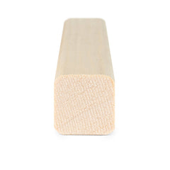 PROSAUNAS Sauna Wood, Aspen, 2x2 (28mm x 28mm), Smooth 4 Sides, Eased Edges, Trim Moulding, SHP Profile