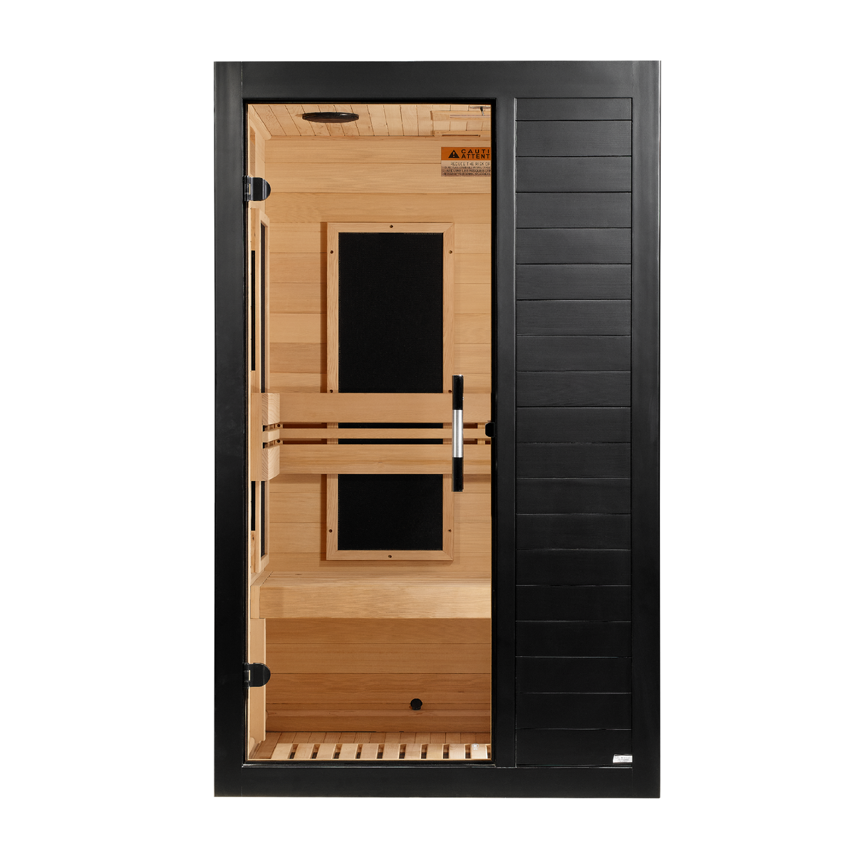 Veneto 1-2 Person Infrared Sauna - Black