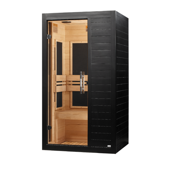 Veneto 1-2 Person Infrared Sauna - Black