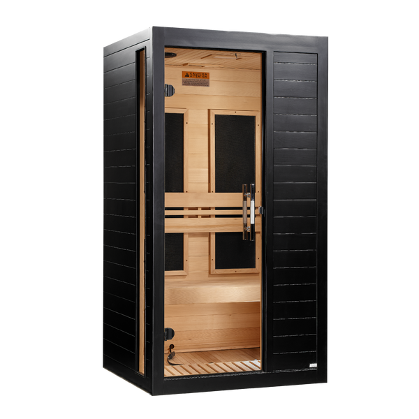 Veneto 1-2 Person Infrared Sauna - Black