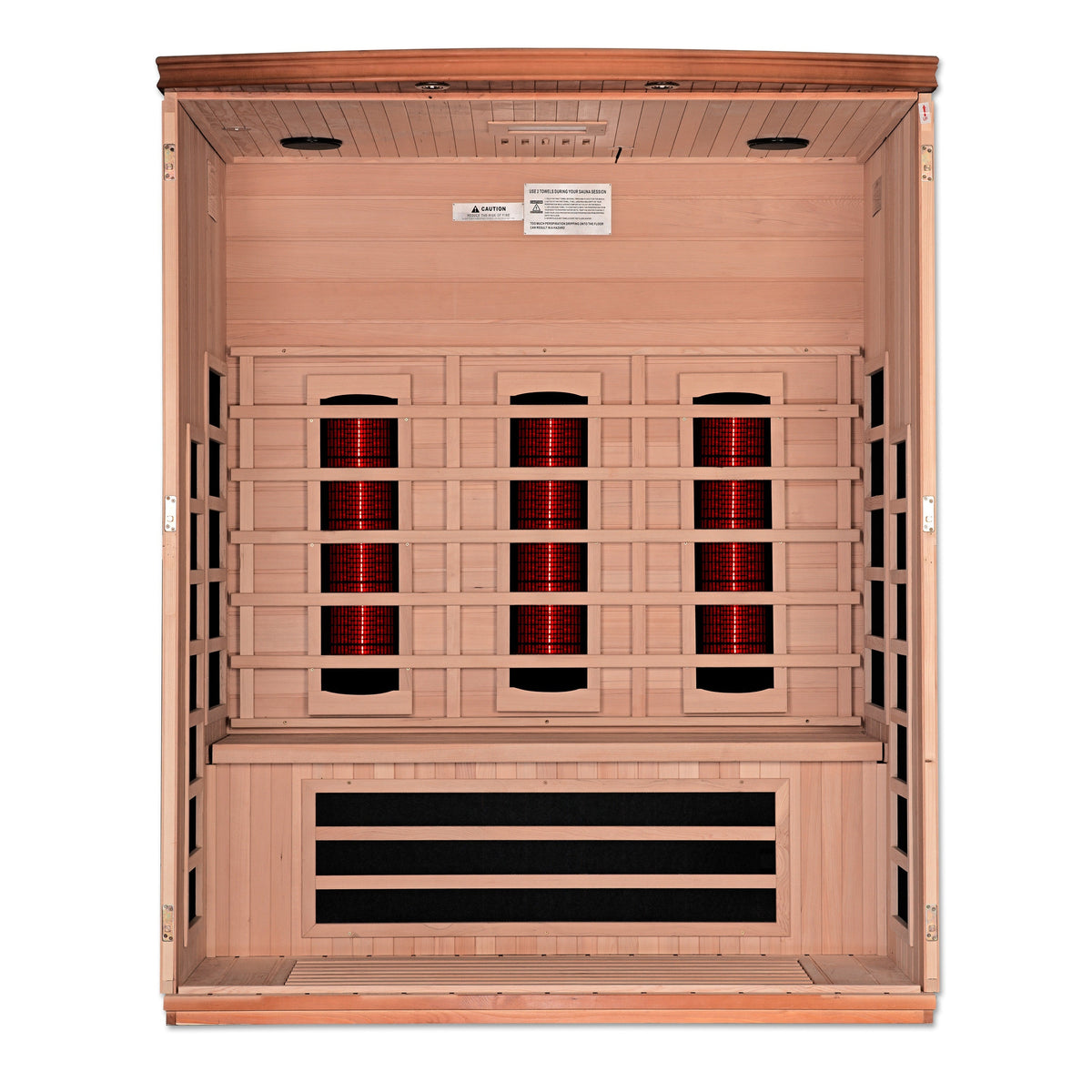 Lugano 3 Person Full Spectrum Infrared Sauna