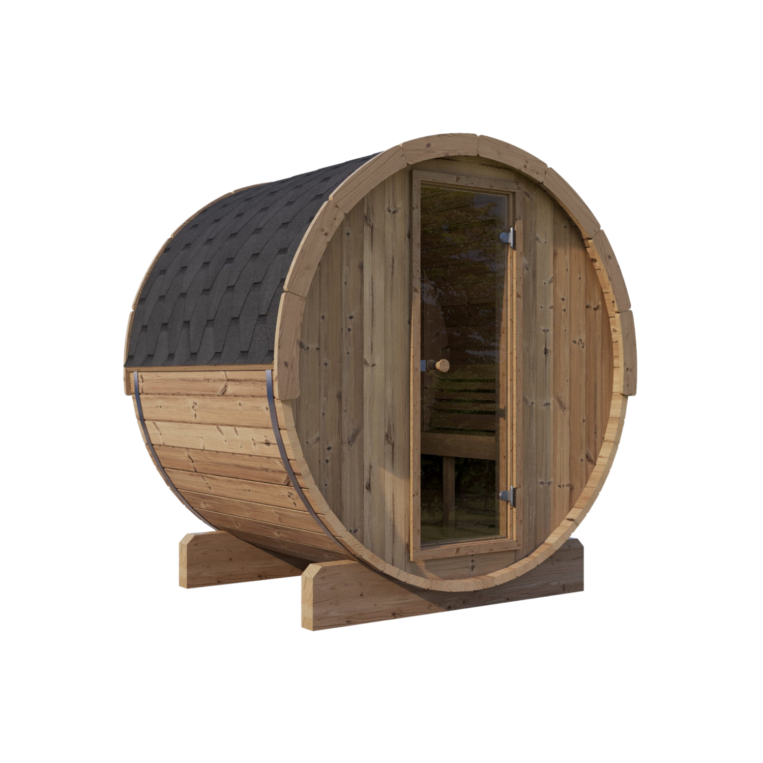 Thermo-Spruce Barrel Sauna 3-Person