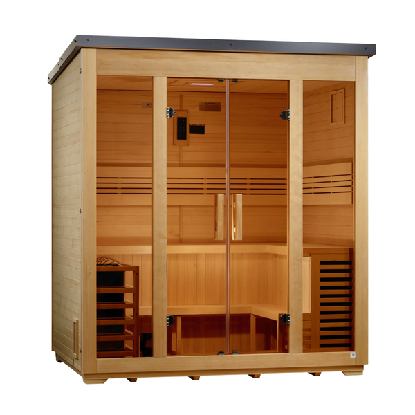 Vorarlberg 5 Person Traditional Flat Roof Outdoor Sauna