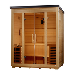 Vorarlberg 5 Person Traditional Flat Roof Outdoor Sauna