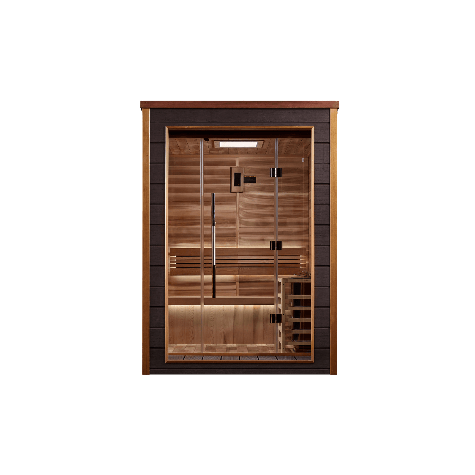 GDI Modern Outdoor Hybrid Sauna 2-Person