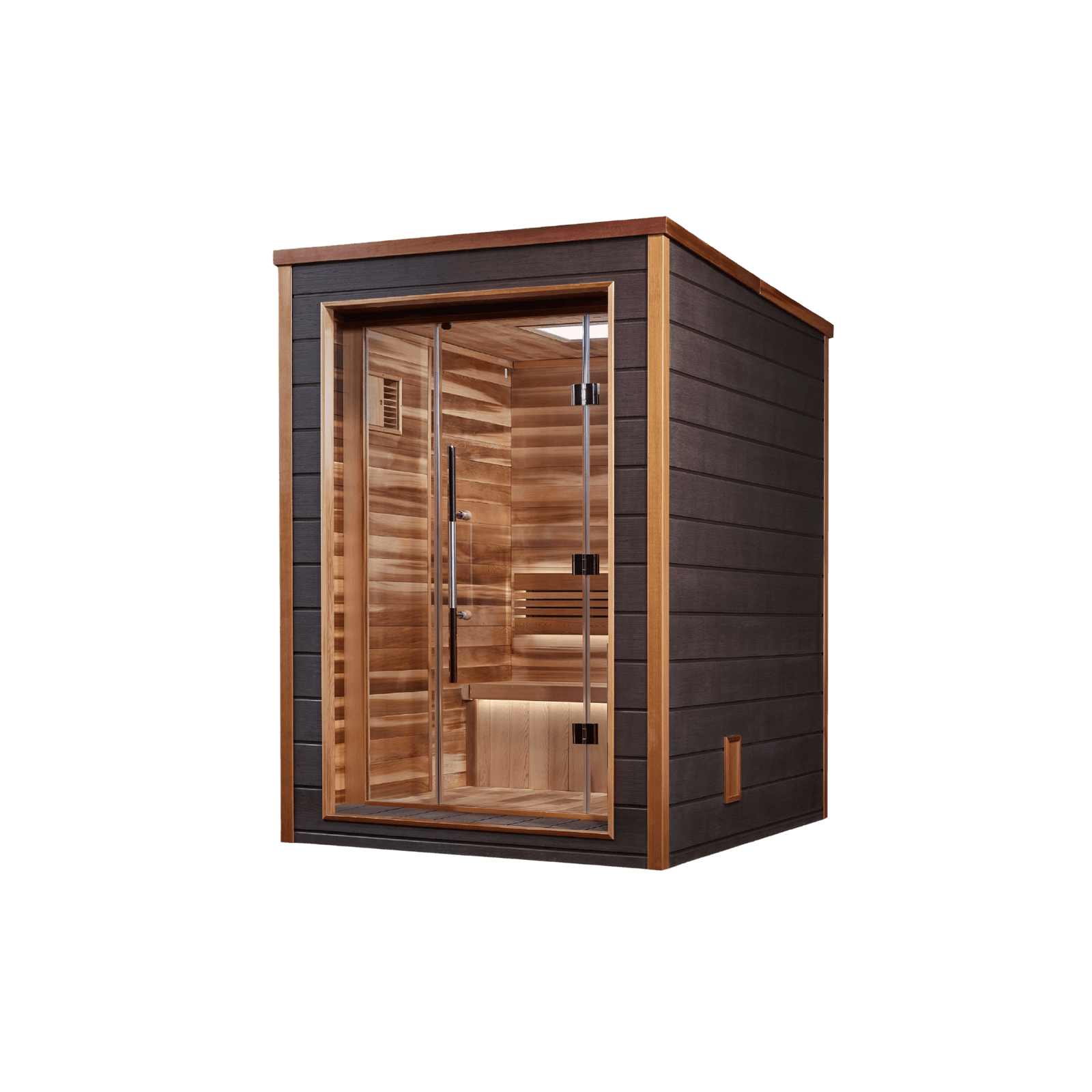 GDI Modern Outdoor Hybrid Sauna 2-Person