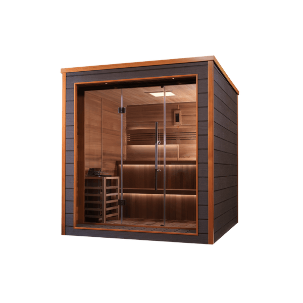 GDI Modern Outdoor Hybrid Sauna 6-Person