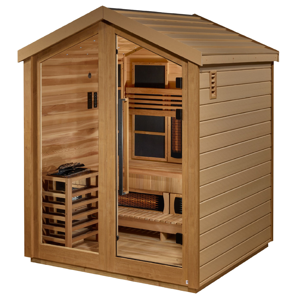 Loviisa 3 Person Hybrid Barn Outdoor Sauna