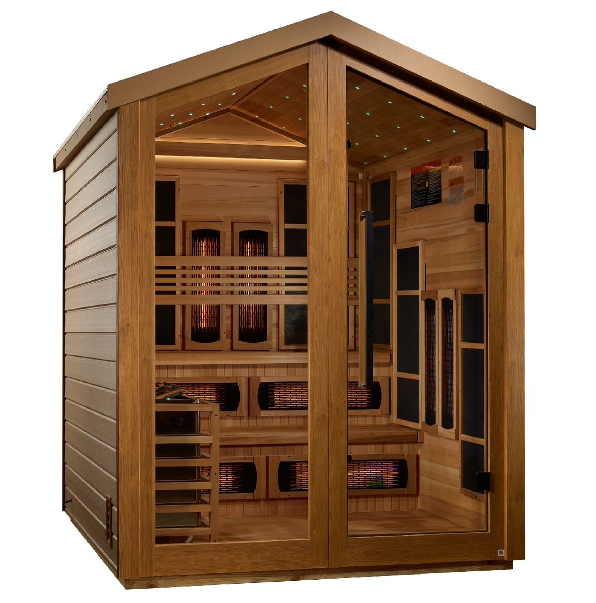 Kaskinen 6 Person Hybrid Barn Outdoor Sauna