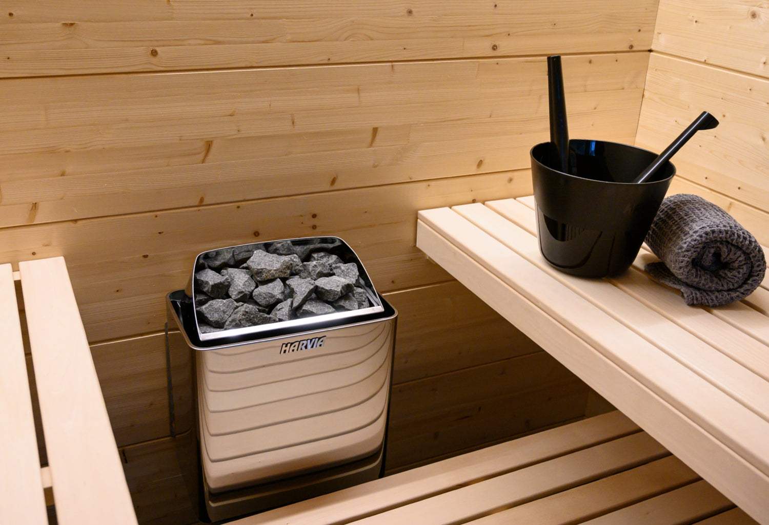 Harvia KIP 6kW Sauna Heater Built-In Controls