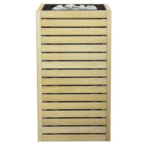 HUUM Core Sauna Heater, Alder Panels, Black Top Panel