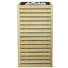 HUUM Core Sauna Heater, Alder Panels, Black Top Panel