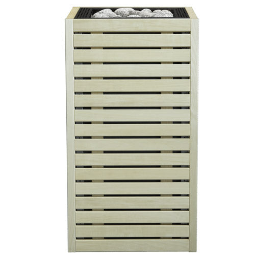 HUUM Core Sauna Heater, Aspen Panels, Black Top Panel