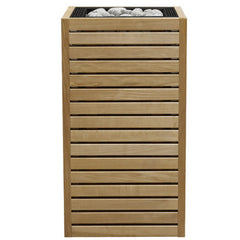 HUUM Core Sauna Heater, Thermo-Aspen Panels, Black Top Panel