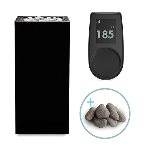 HUUM Core Black Sauna Heater Package