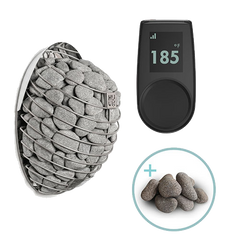 HUUM Drop sauna heater package with UKU control and stones