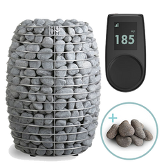 HUUM Hive sauna heater package with UKU control and stones