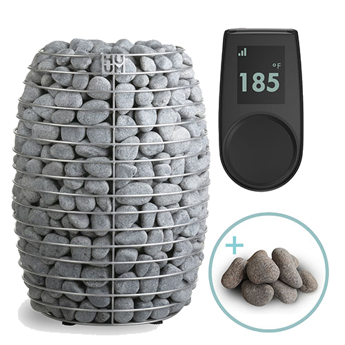 HUUM Hive sauna heater package with UKU control and stones