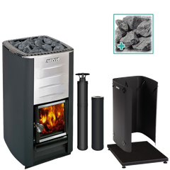 Harvia M3 wood-burning stove kit