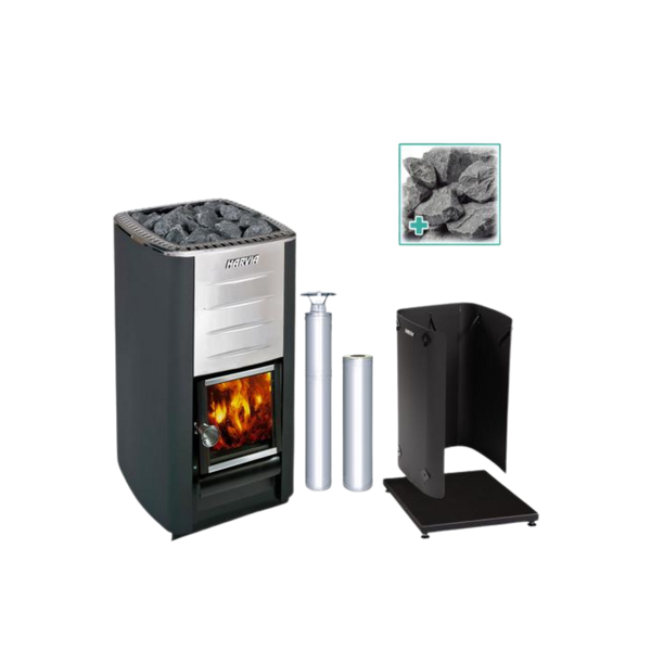 Harvia M3 Wood-Burning Stove Kit