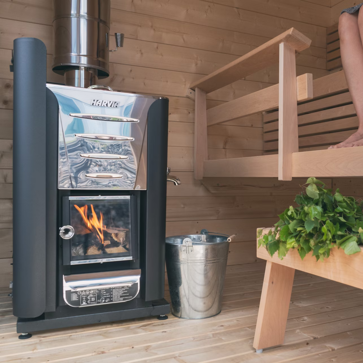 Harvia M3 Wood-Burning Stove Kit