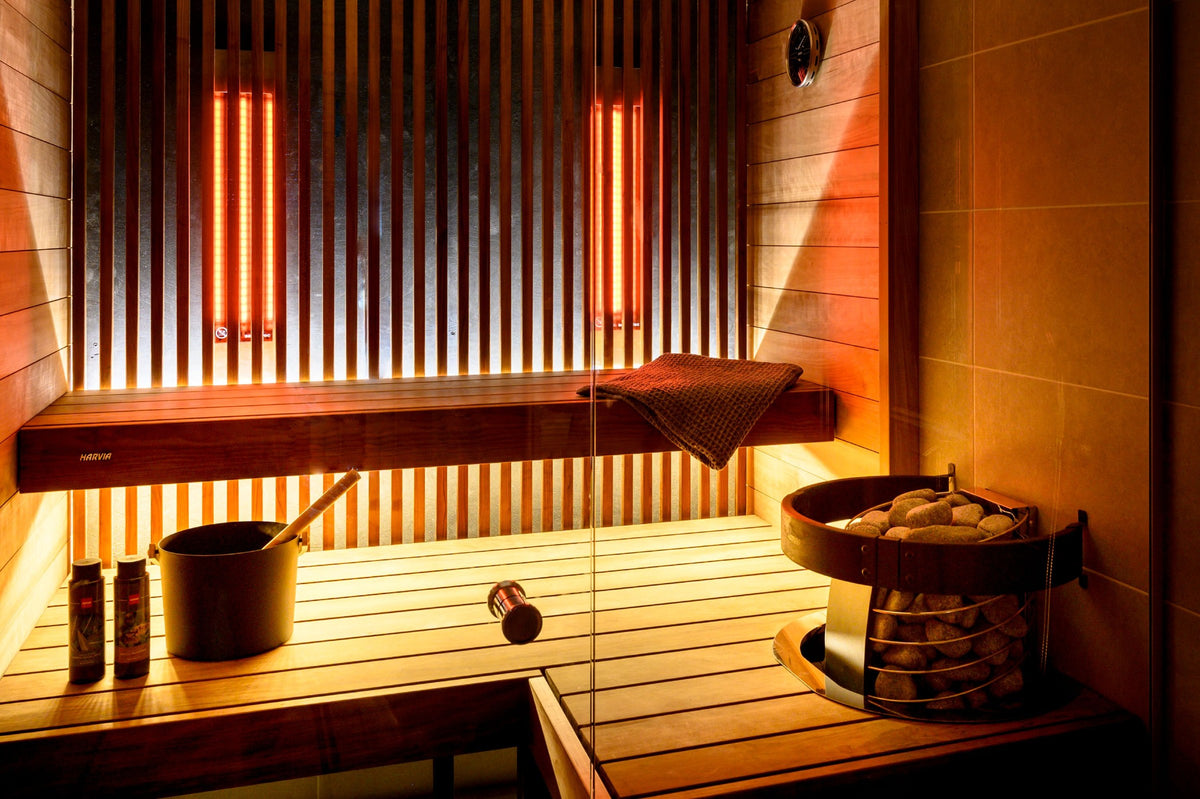 Harvia Spirit Embedded Heater In Sauna