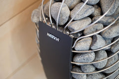Harvia Spirit Sauna Heater Stones Close Up
