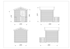 Allegheny 6 Person Cabin Sauna - Outdoor Saunas