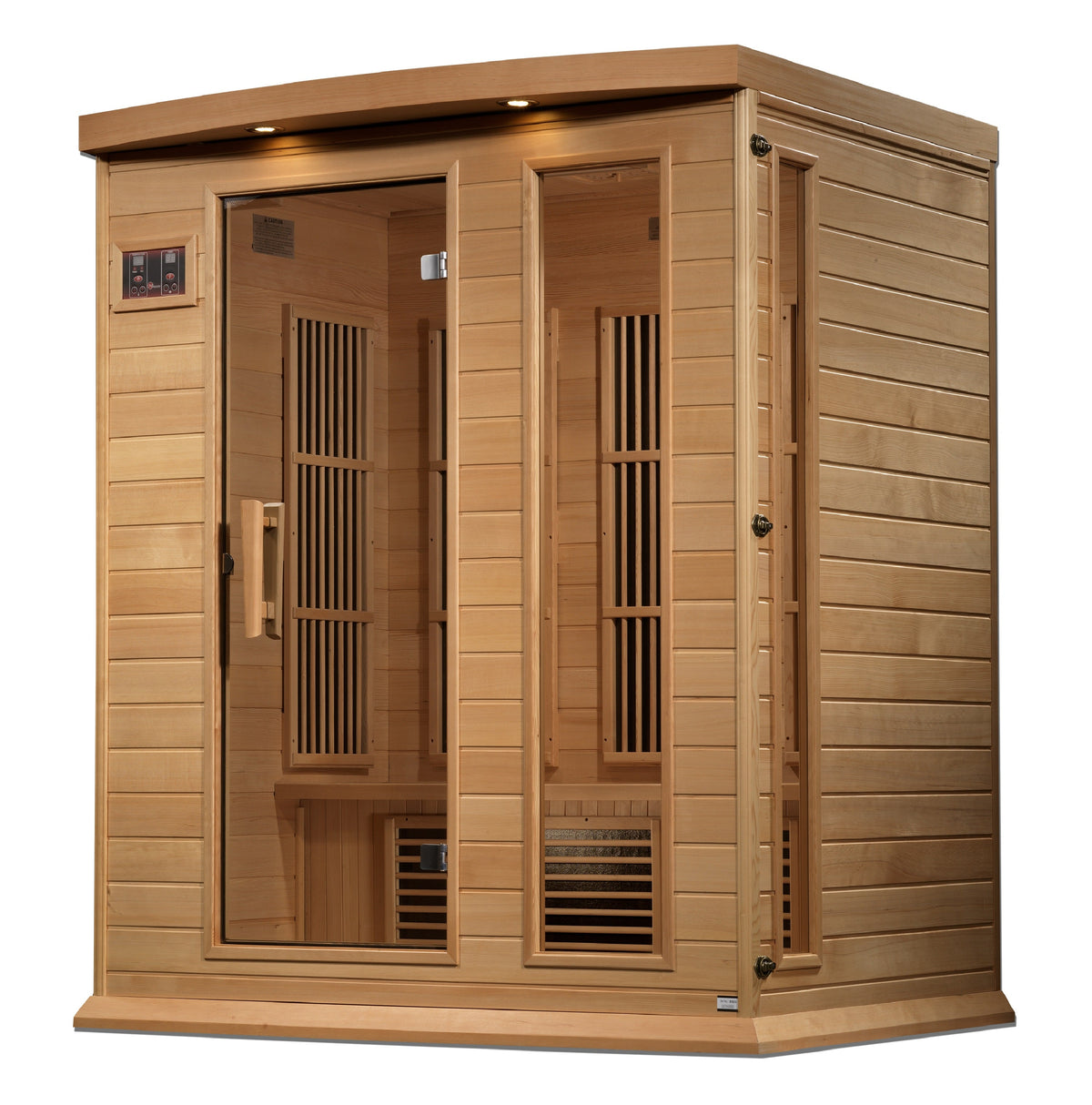 3 Person Hemlock Near Zero Infrared Sauna