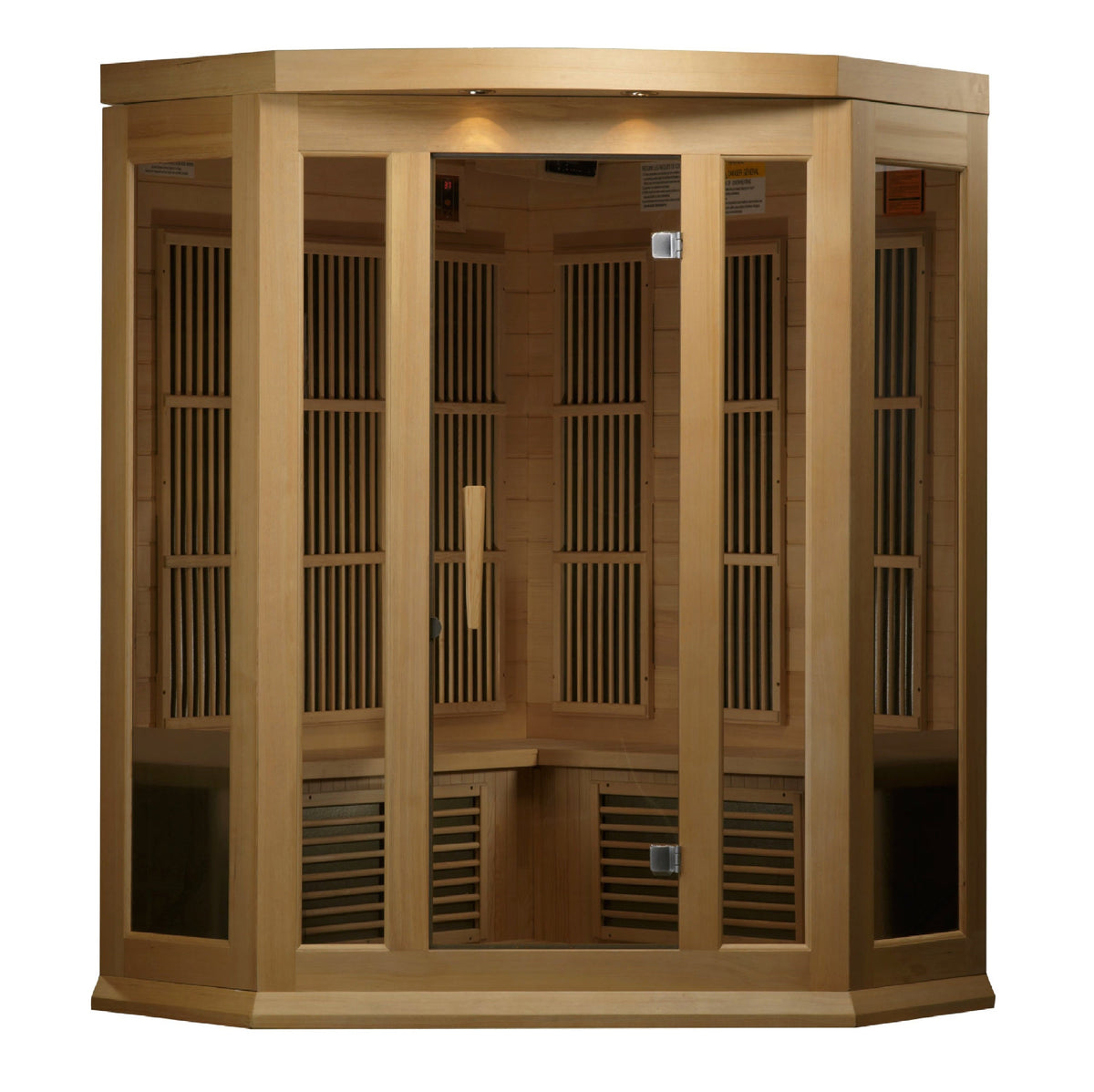 3 Person Hemlock Corner Infrared Sauna