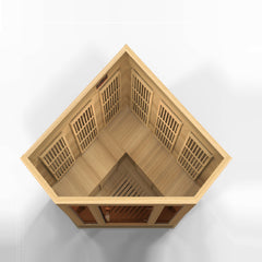 3 Person Hemlock Corner Infrared Sauna