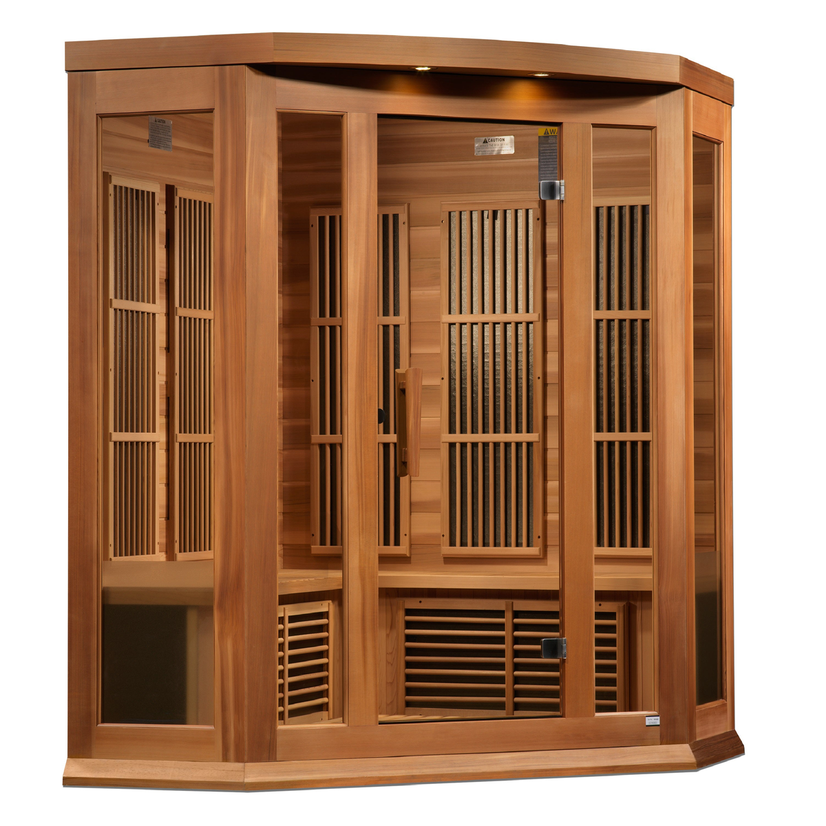 Avignon 3 Person Corner Near Zero Infrared Sauna