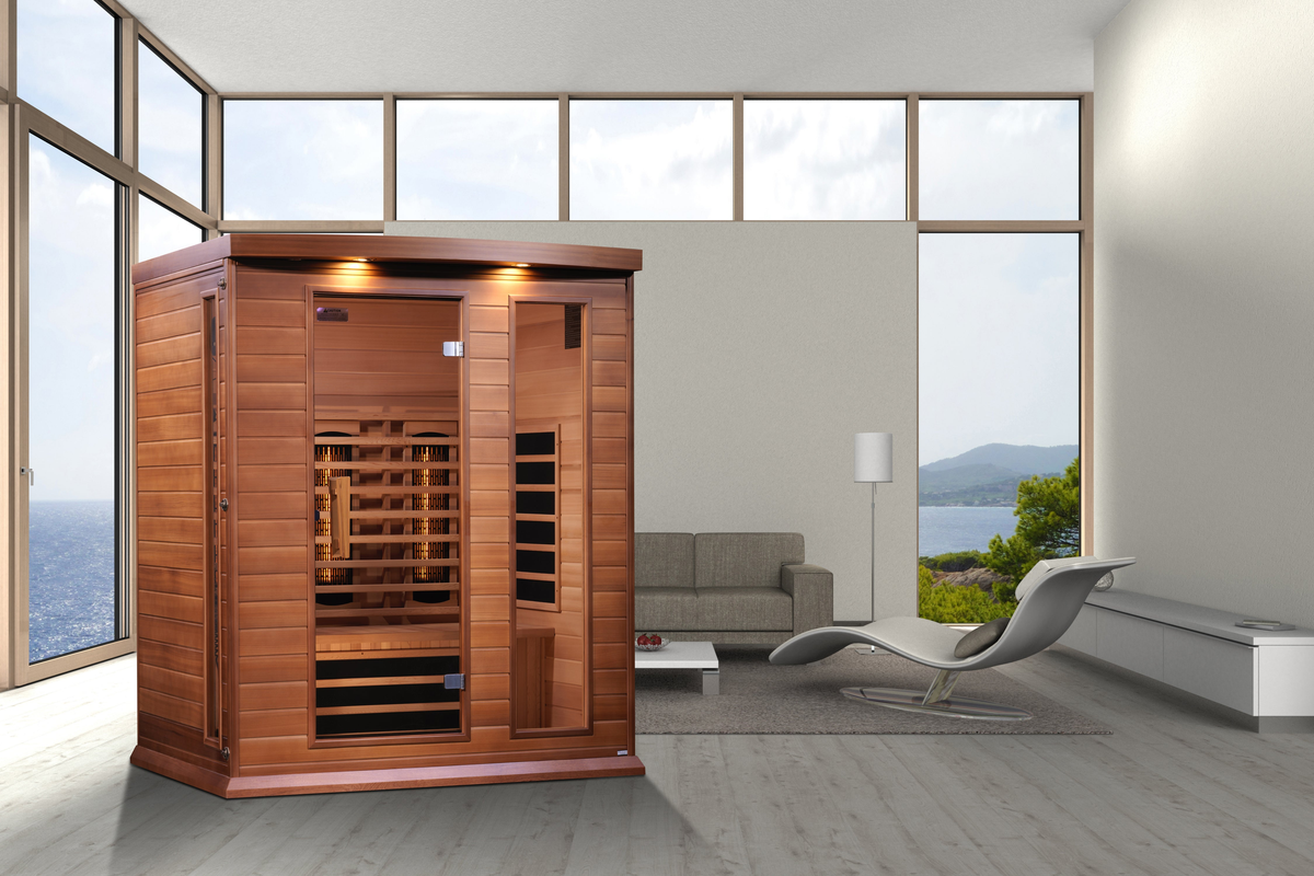 3 Person Cedar Full Spectrum Infrared Sauna