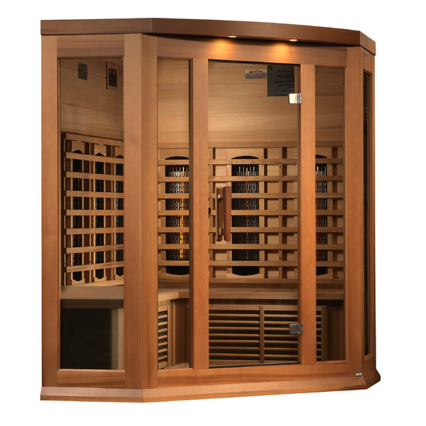 3 Person Cedar Corner Full Spectrum Infrared Sauna
