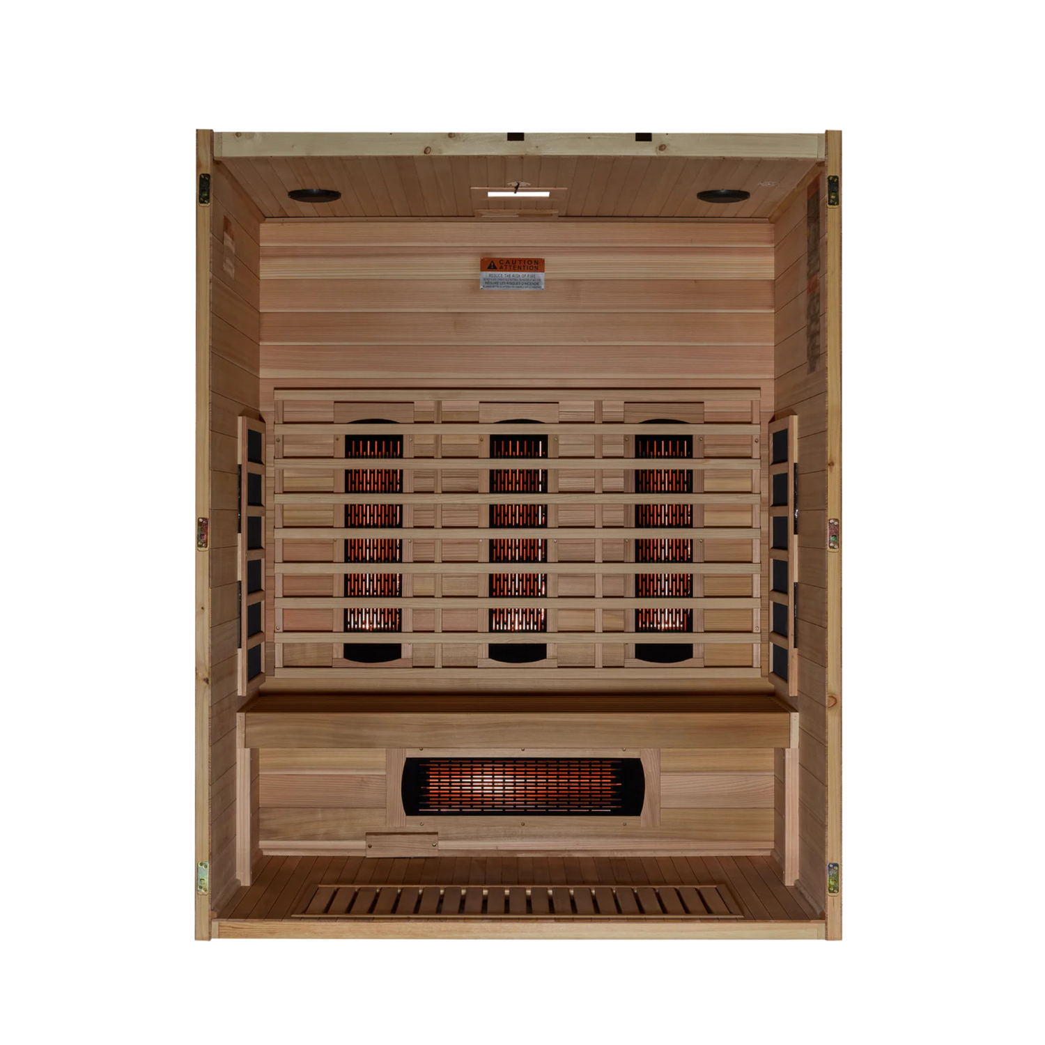 S-Series - CEDAR Near Zero EMF Infrared Sauna 3-Person